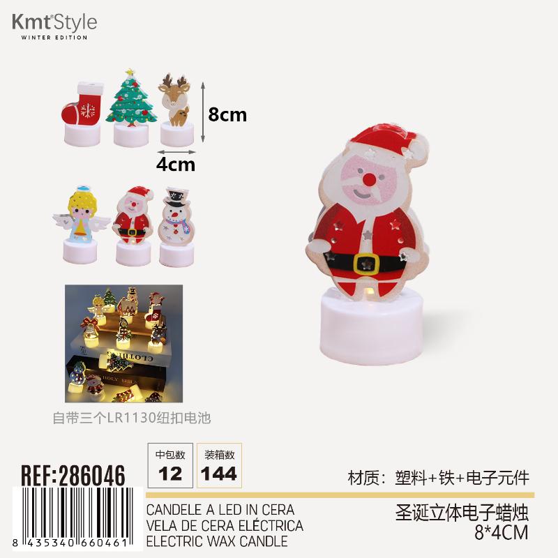 CANDELE A LED IN CERA 8*4CM