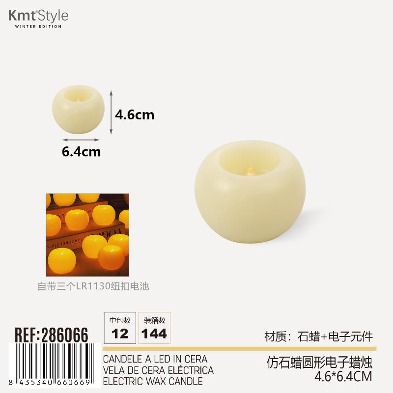 CANDELE A LED IN CERA 4.6*6.4CM