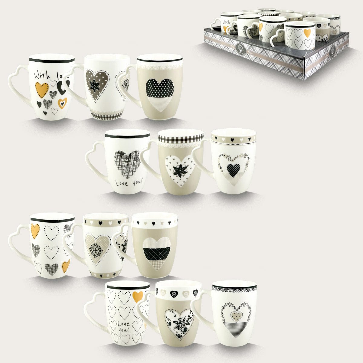 TAZZA MUG 34 CL. ASS. 57744