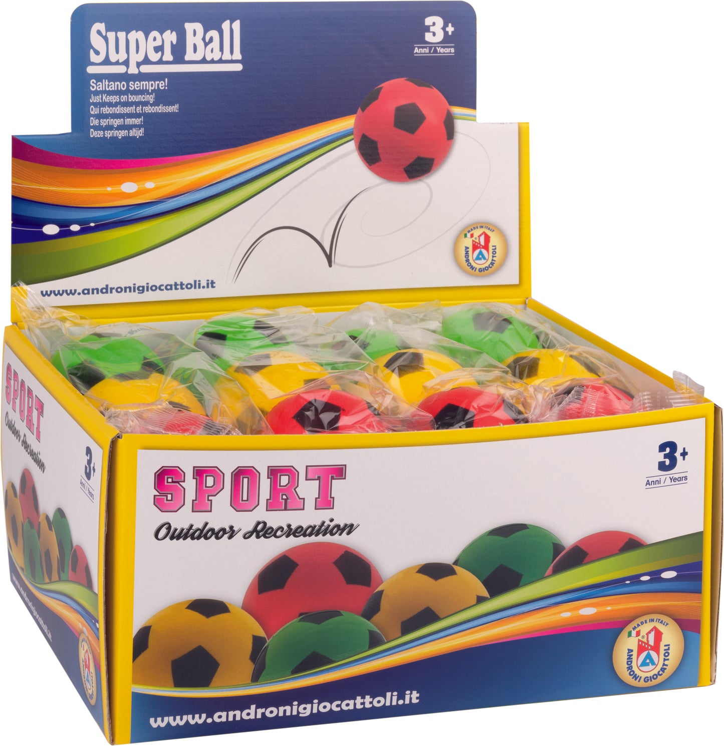 SUPER BALL D.70 IN DISPLAY DA 24 PZ.