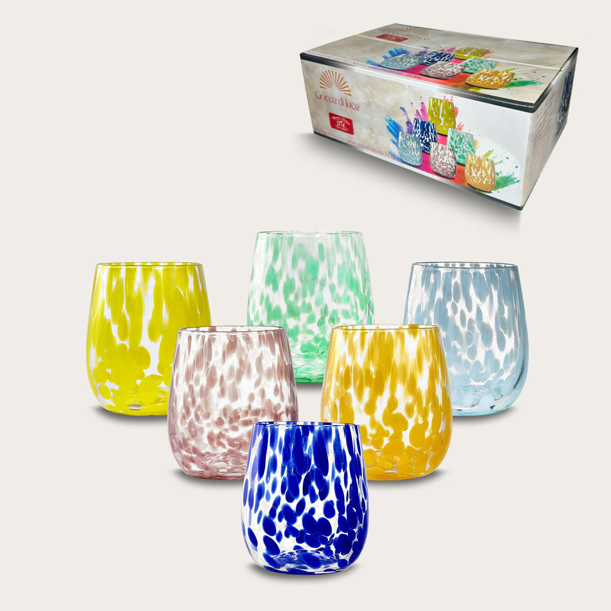 GOCCE DI LUNA S/6 TUMBLER 58824