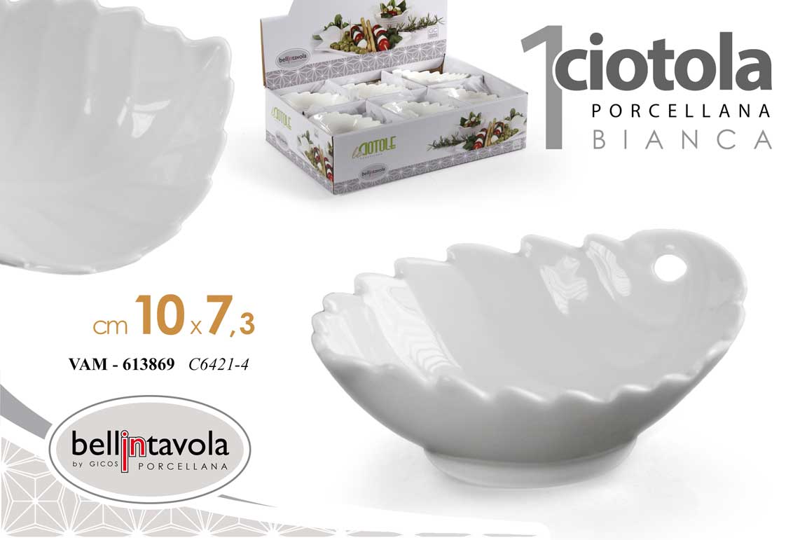 VAM/CIOTOLINA BCA 10*7,3CM C6421/4