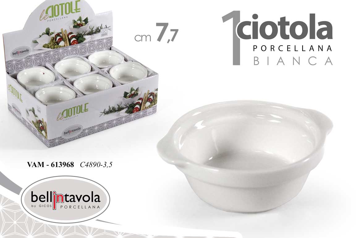 VAM/CIOTOLINA BCA 9*7,7CM C4890-3,5