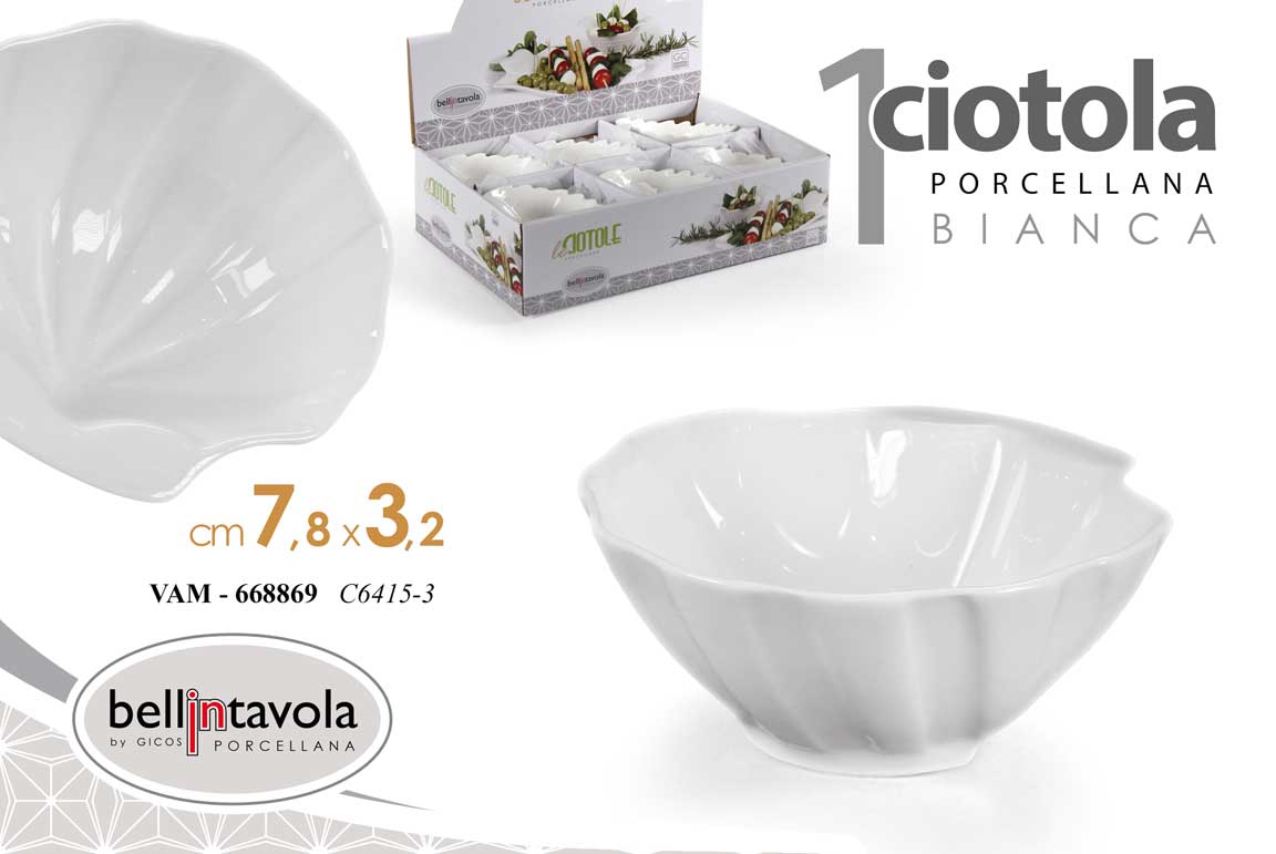 VAM/CIOTOLINA BCA 7,8*7,8*3,2CM C6415-3