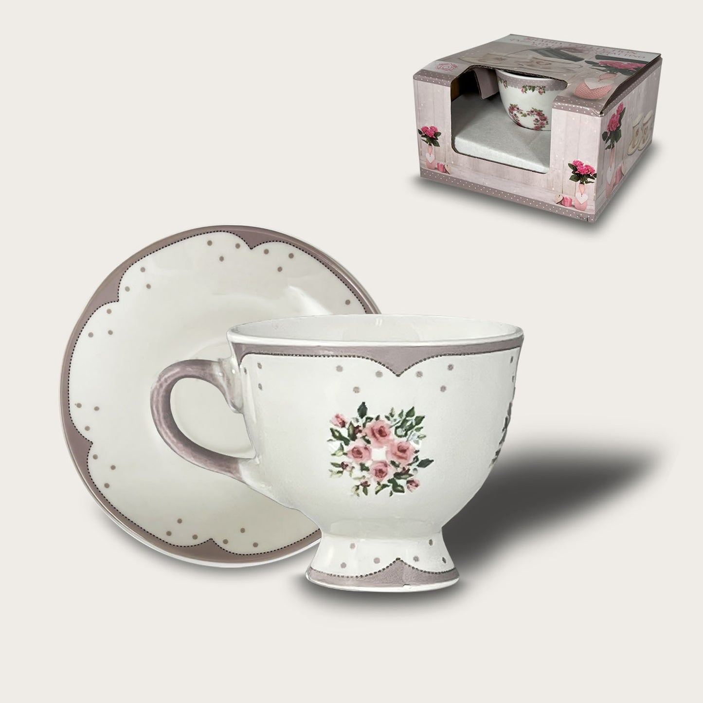 TAZZA THE SHABBY ROSE 70016