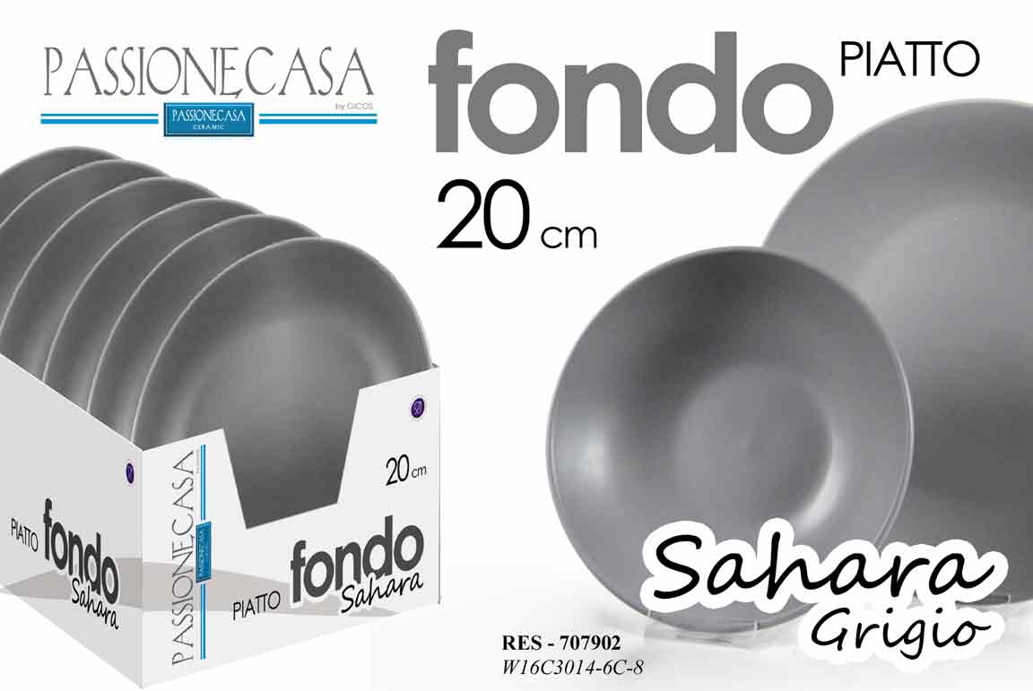 RES/PIATTO FONDO GRIG 20CM W16C3014-SP