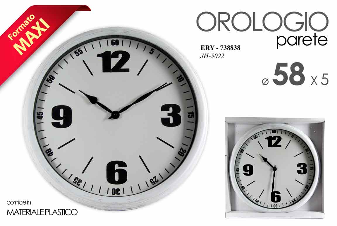 ERY/OROLOGIO ASS 58X58X5,2CM JH5022