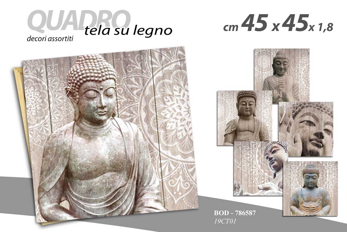 BOD/QUADRO BUDDHA ASS 45*45*1,8CM 19GT01