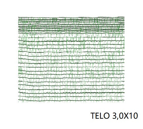 TESSUTO ANTIGRANDINE TELO 3,0X10 VERDE