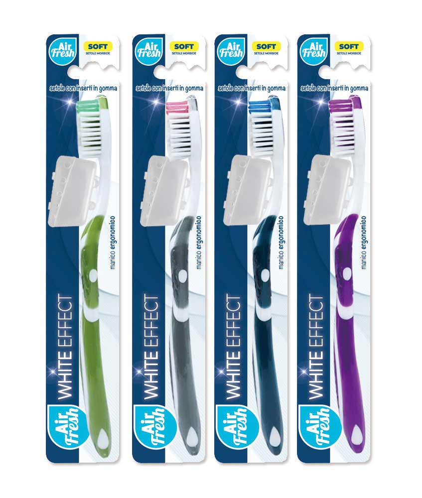 ORAL CARE SPAZZOLINO ADULTO WHITE EFFECT CON COVER - SOFT