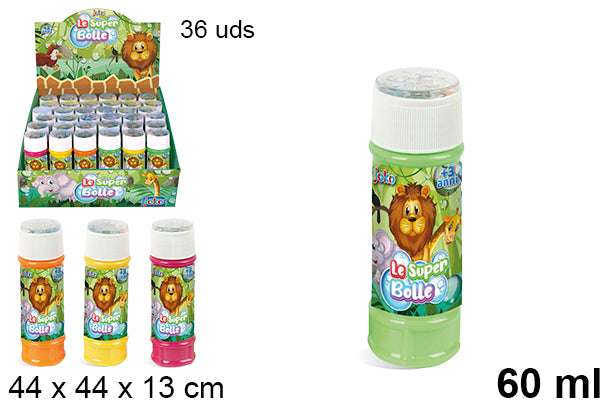 BOLLE DI SAPONE GIUNGLA 60 ML