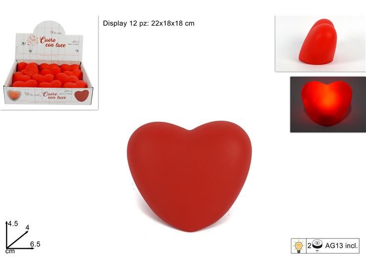 CUORE CON LUCE IN DISPLAY MB15-D72