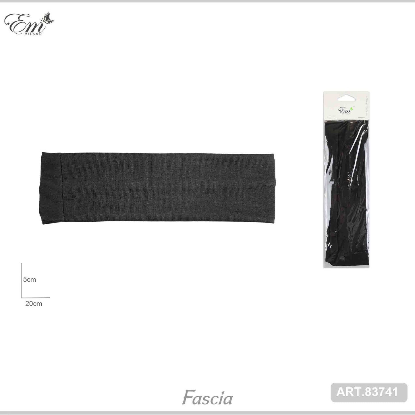 FASCIA CAPELLI 6CM N.