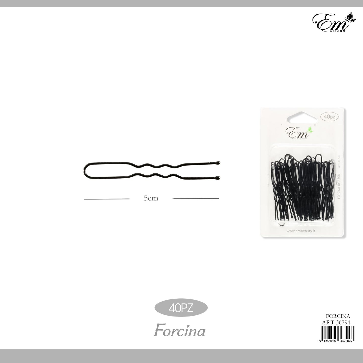 FORCINA 40PZ 5CM N.