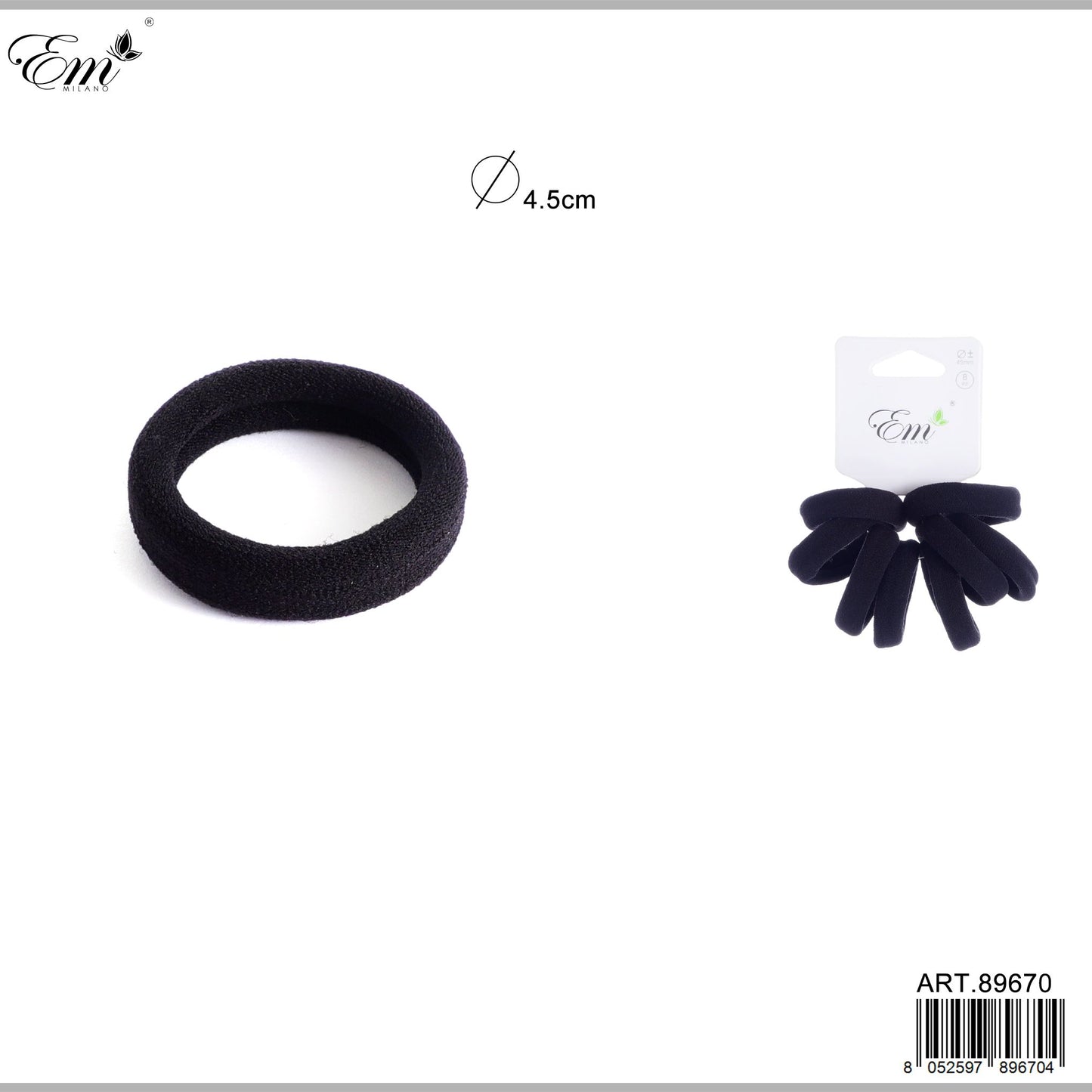 ELASTICO 4.5CM 8PZ N.