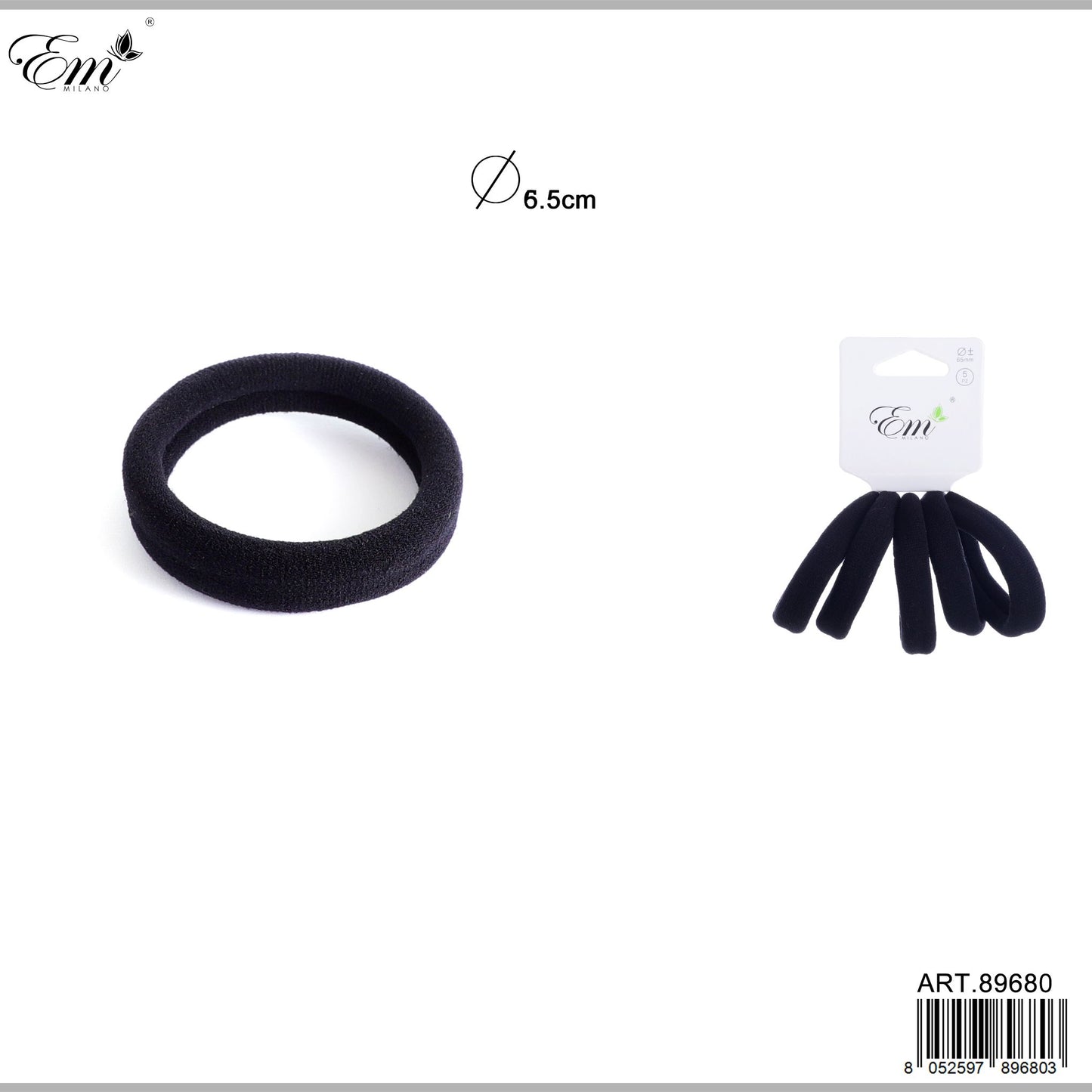ELASTICO 6.5CM 5PZ N.