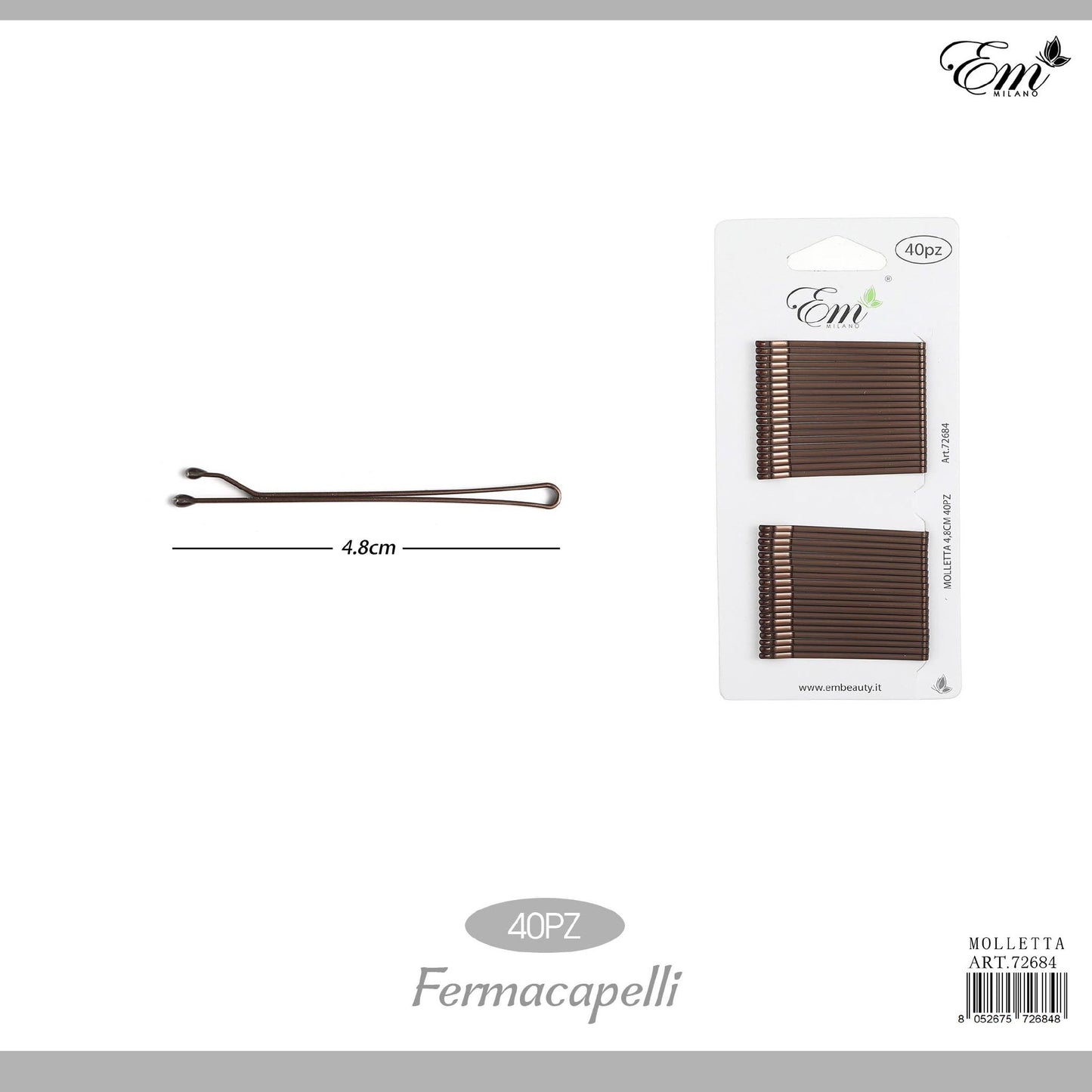 MOLLETTA 4,8CM 40PZ M.