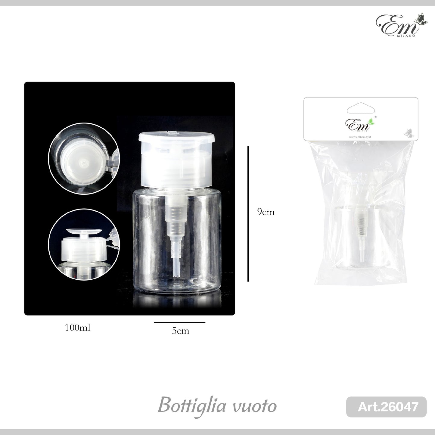 BOTTIGLIA VUOTA 100ML