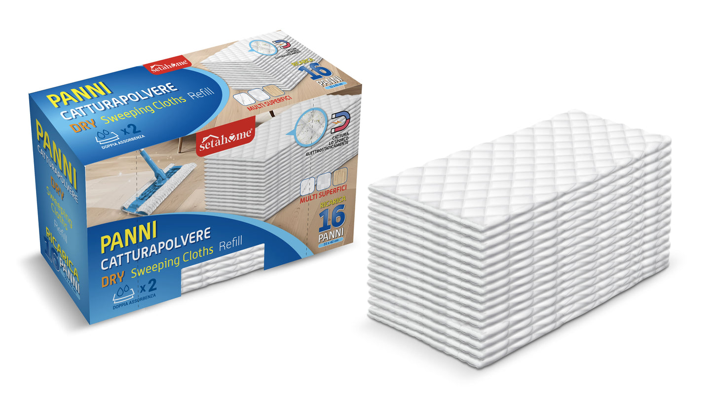 PANNO CATTURAPOLVERE DRY - 16PZ 22*42CM