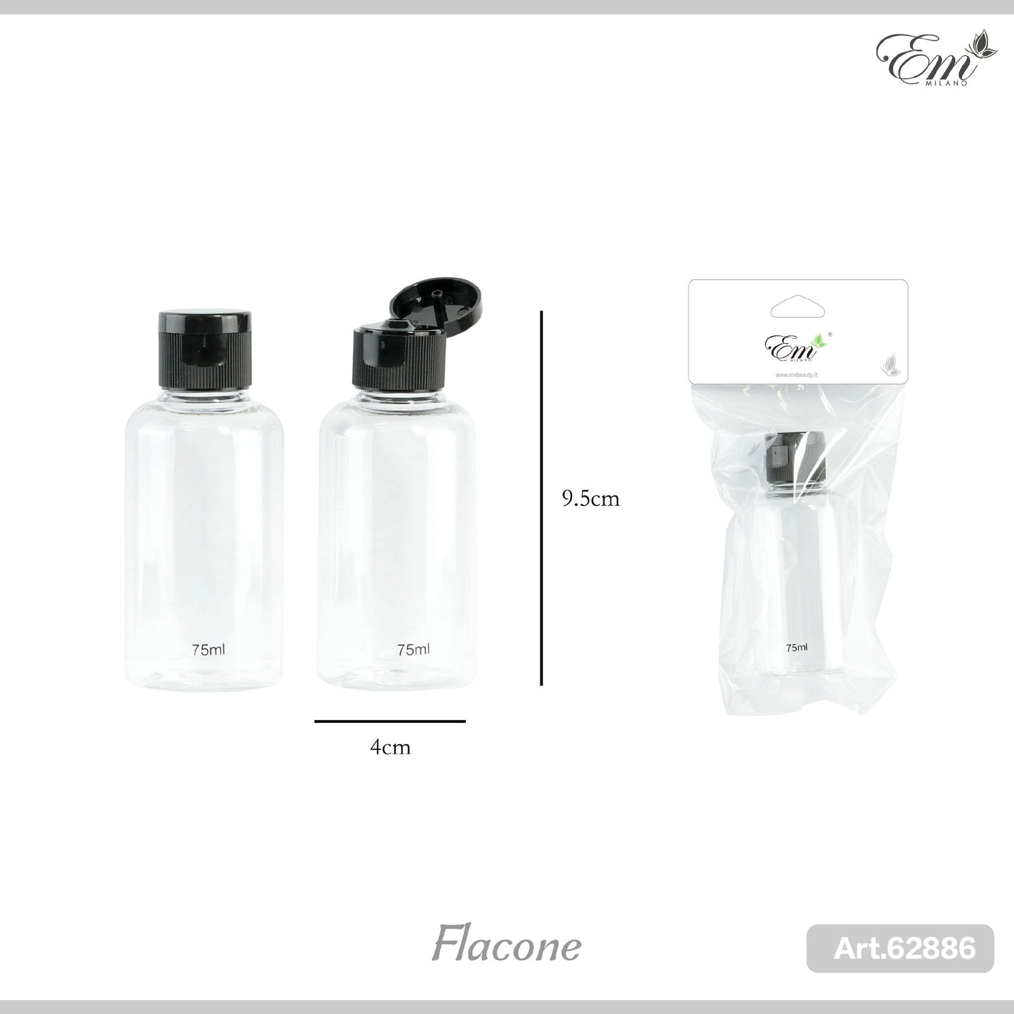 FLACONE FLIP TOP 75ML