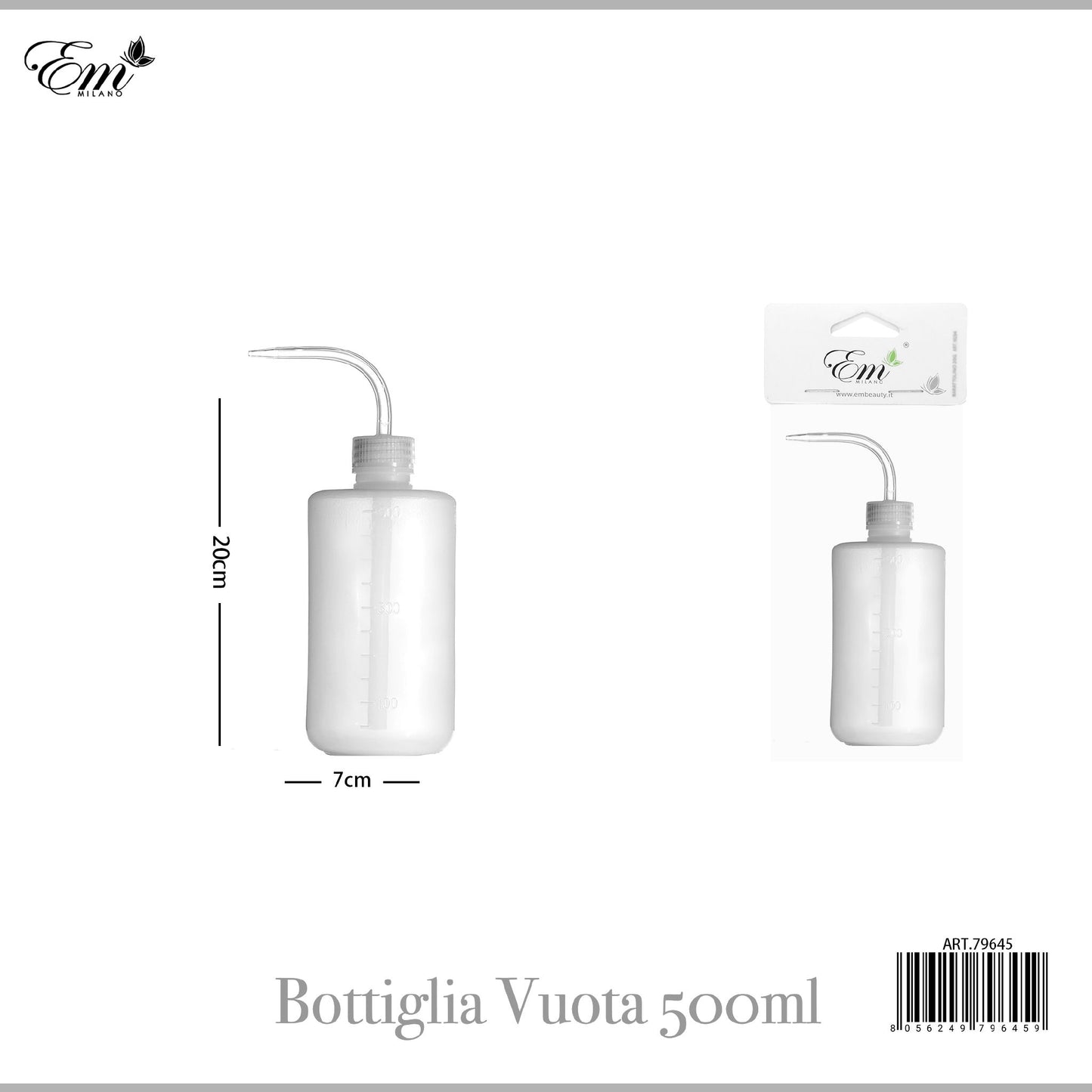 BOTTIGLIA VUOTA 500ML