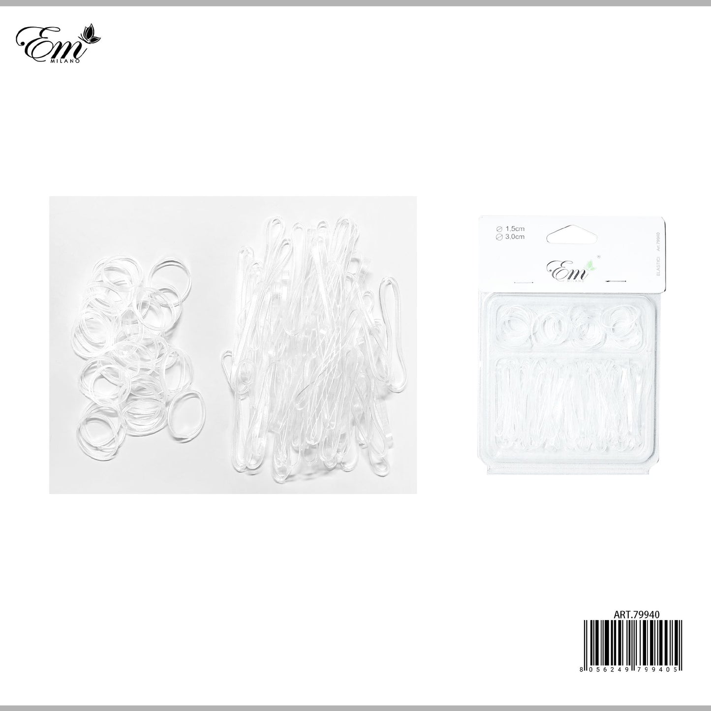 ELASTICI 2 E 5CM TRASP.