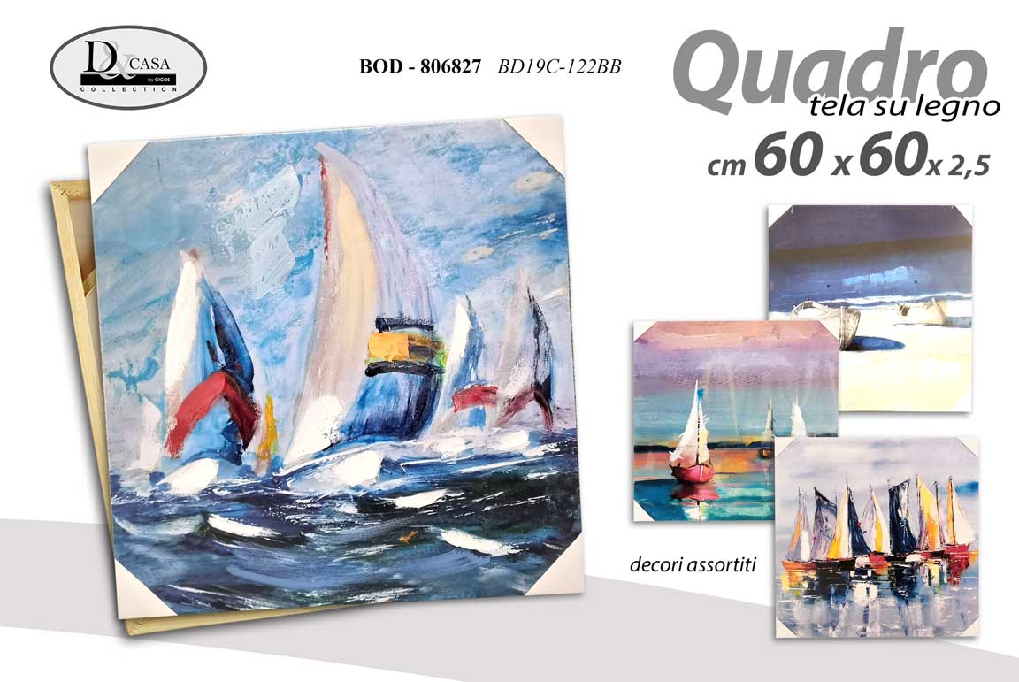 BOD/QUADRO ASS. 60*60*2,5CM BD19C122BB