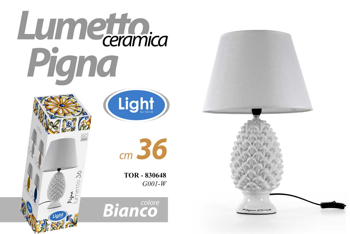 TOR/LUMETTO PIGNA BCO 36CM G001/W