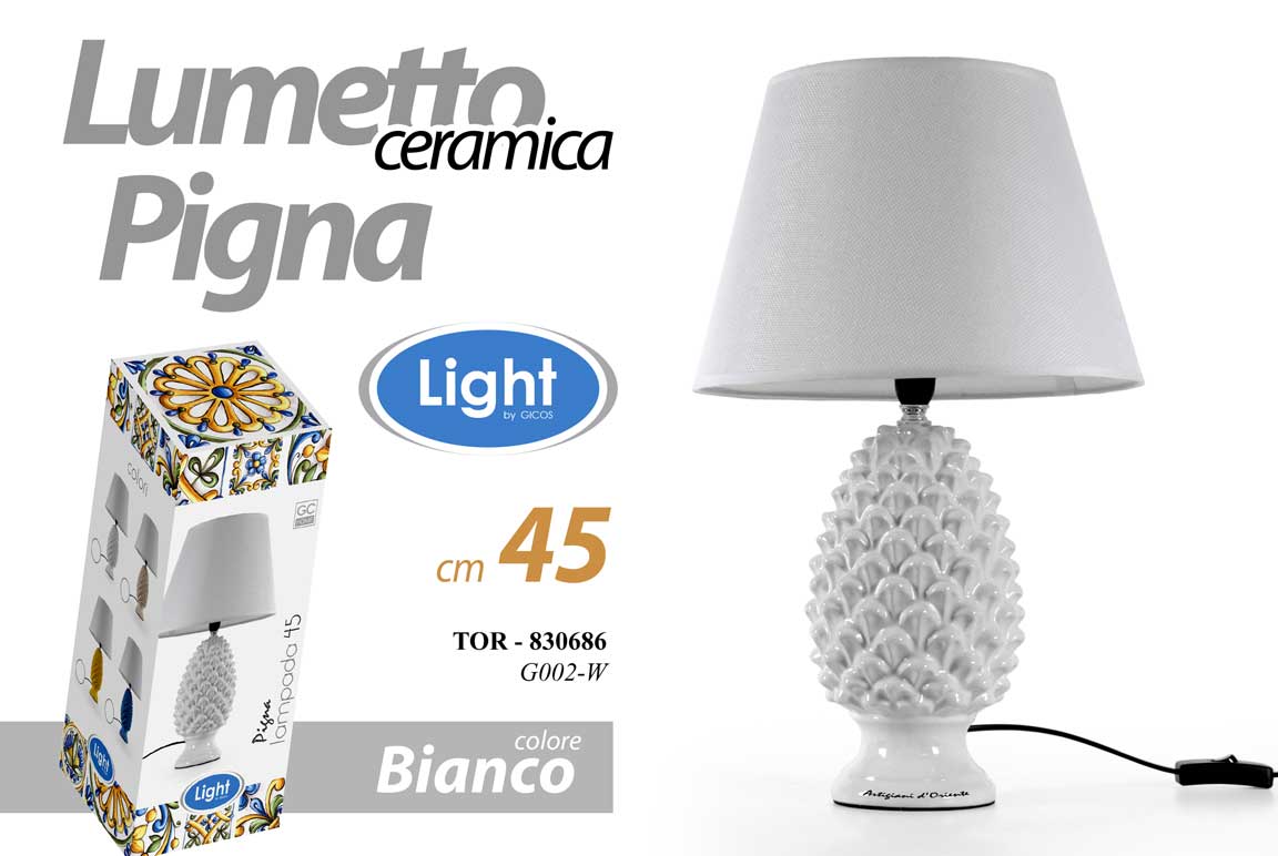 TOR/LAMPADA PIGNA BCA 44,5CM G002/W