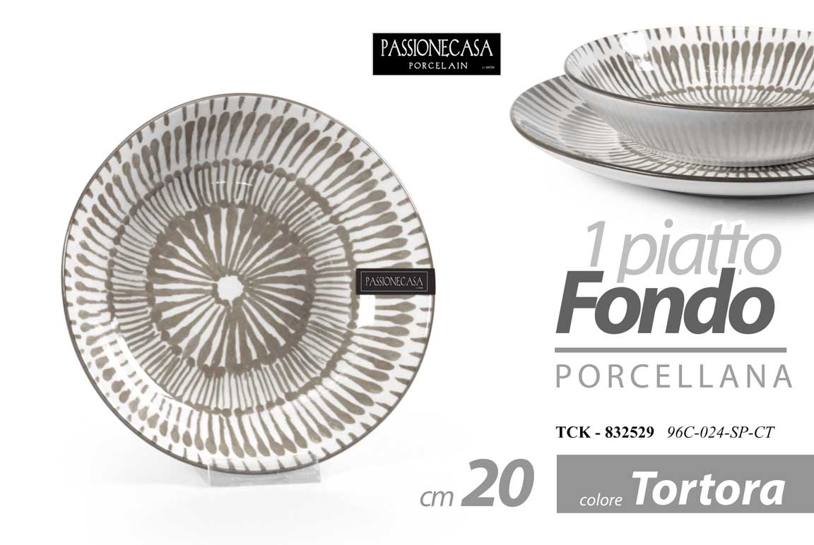 TCK/PIATTO FONDO TORT. 20CM96C-024-SP-CT