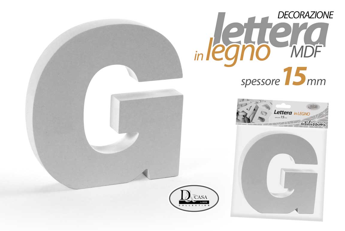 LETTERA G 10*10*1,5CM
