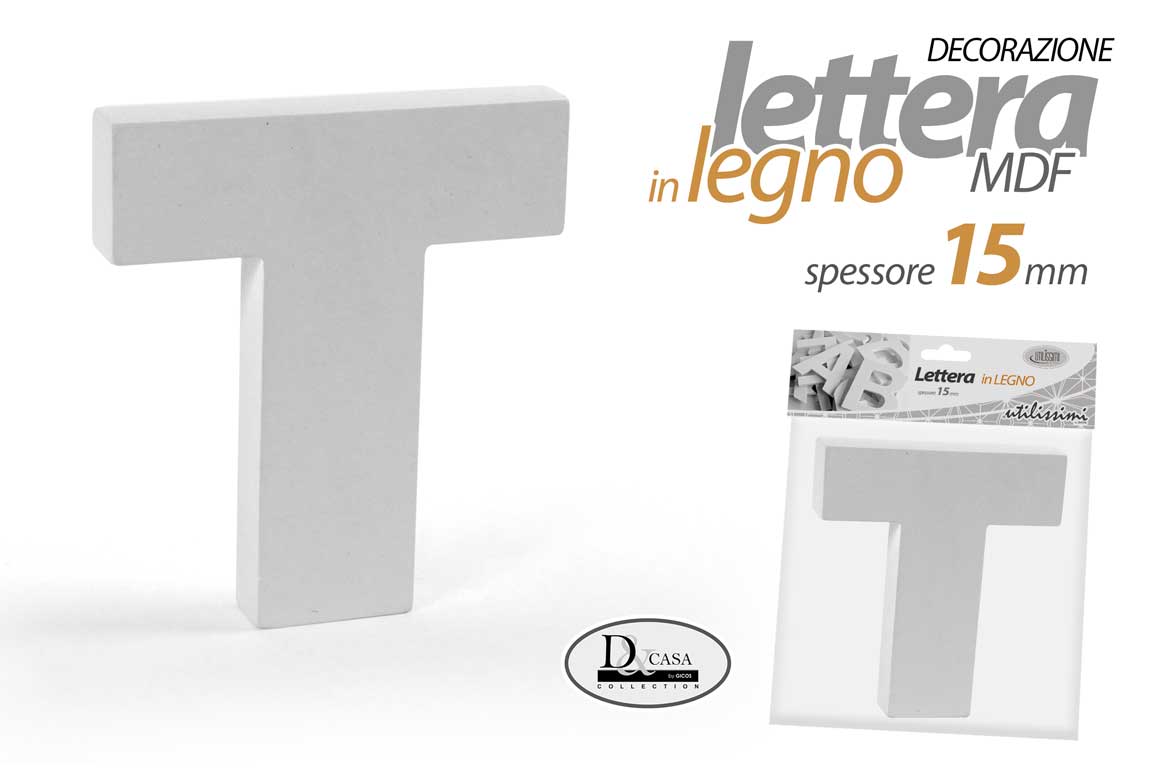 LETTERA T MDF 14*15*1,5CM