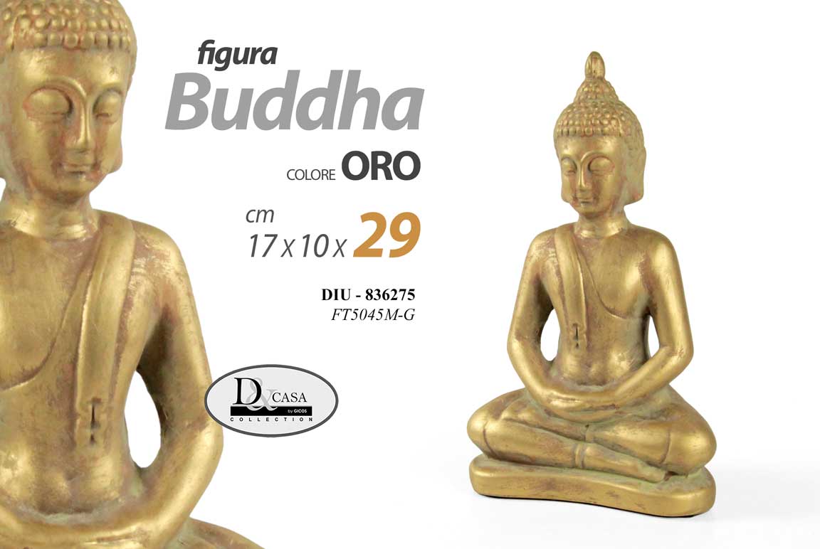 DIU/BUDDHA C.ORO 17*10*29CM FT5045M/G