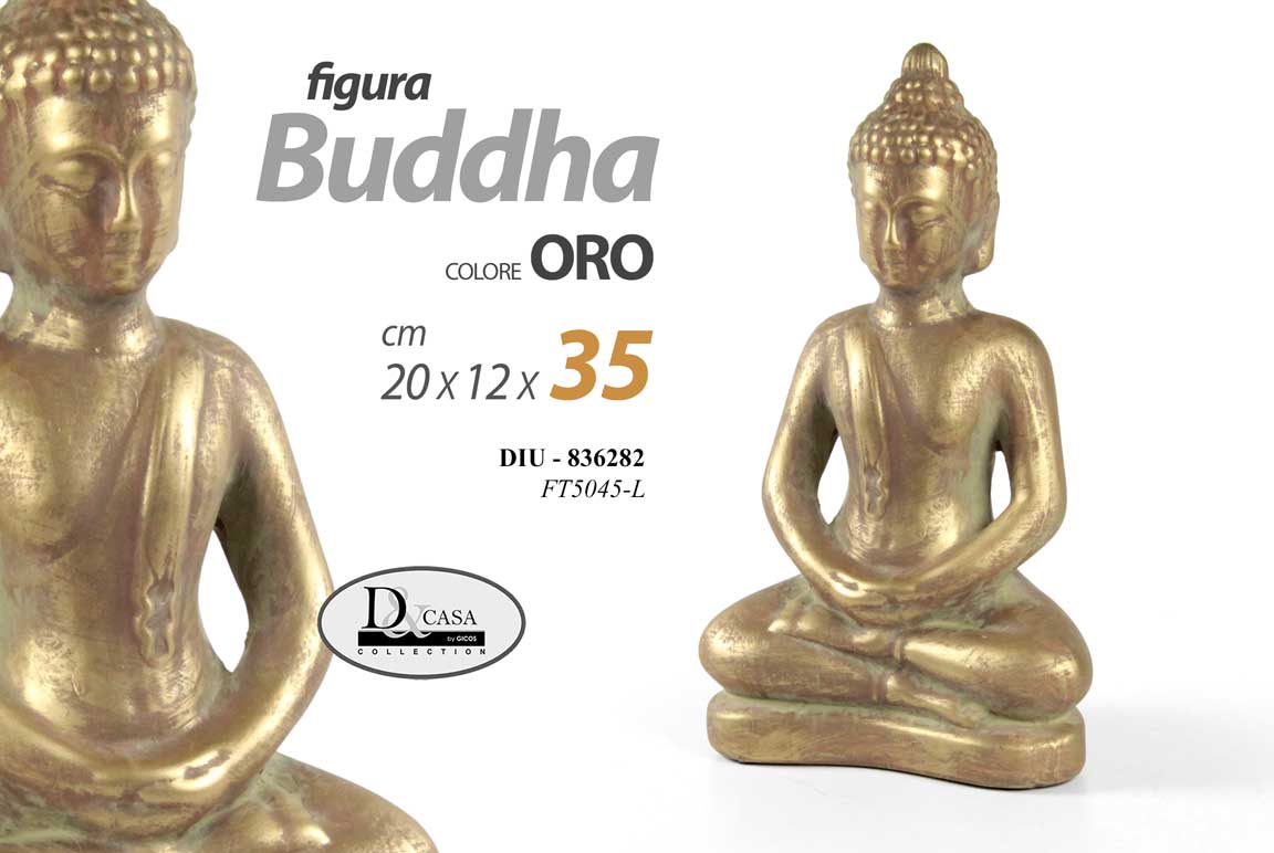 DIU/BUDDHA C.ORO 20*12*35CM FT5045L/G