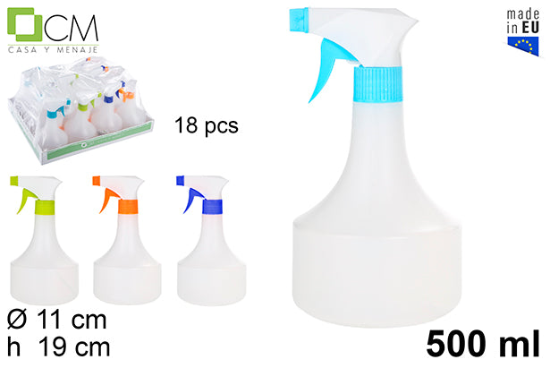 SPRUZZATORE D ACQUA BIANCO 500 ML.