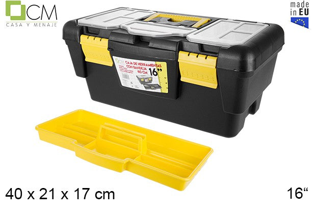 CASSETTA ATTREZZI 40X21X17CM PORTA UTENSILI 16
