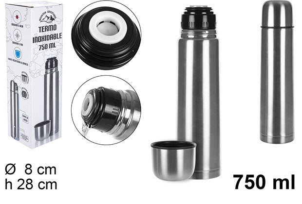 Thermos in acciaio inox 750 ml