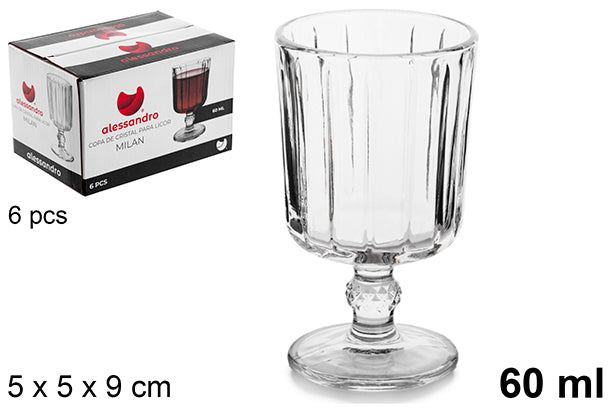 Bicchiere da liquore Milan 60 ml