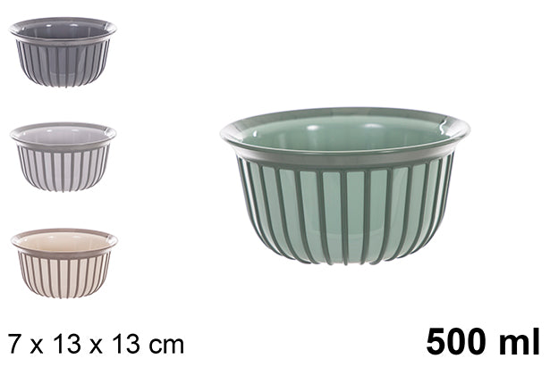 CIOTOLA DI PLASTICA LINEA 500 ML