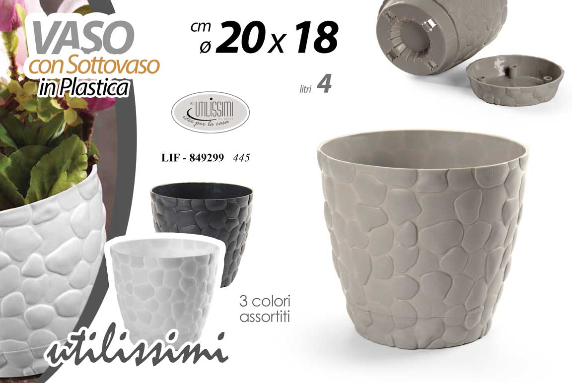 LIF/VASO PLA.AS.4L 20*18CM 445