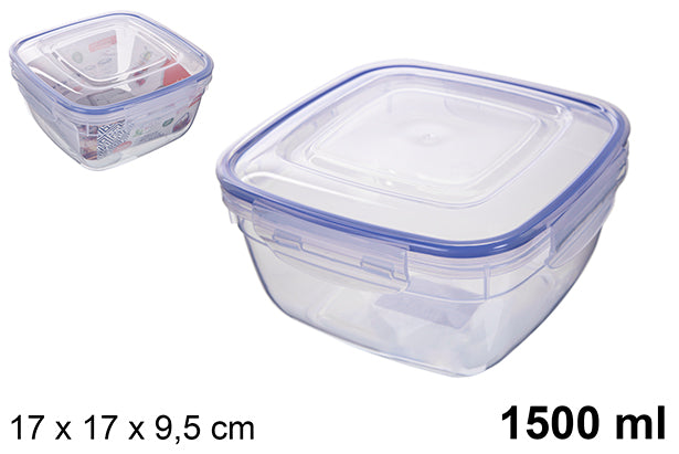 CONTENITORE PER ALIMENTI ERMETICO QUADRATO SEAL 1.500 ML