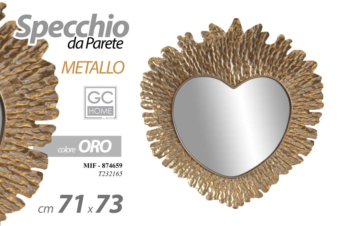 MIF/SPECCHIO MET C.ORO 71*73CM T232165