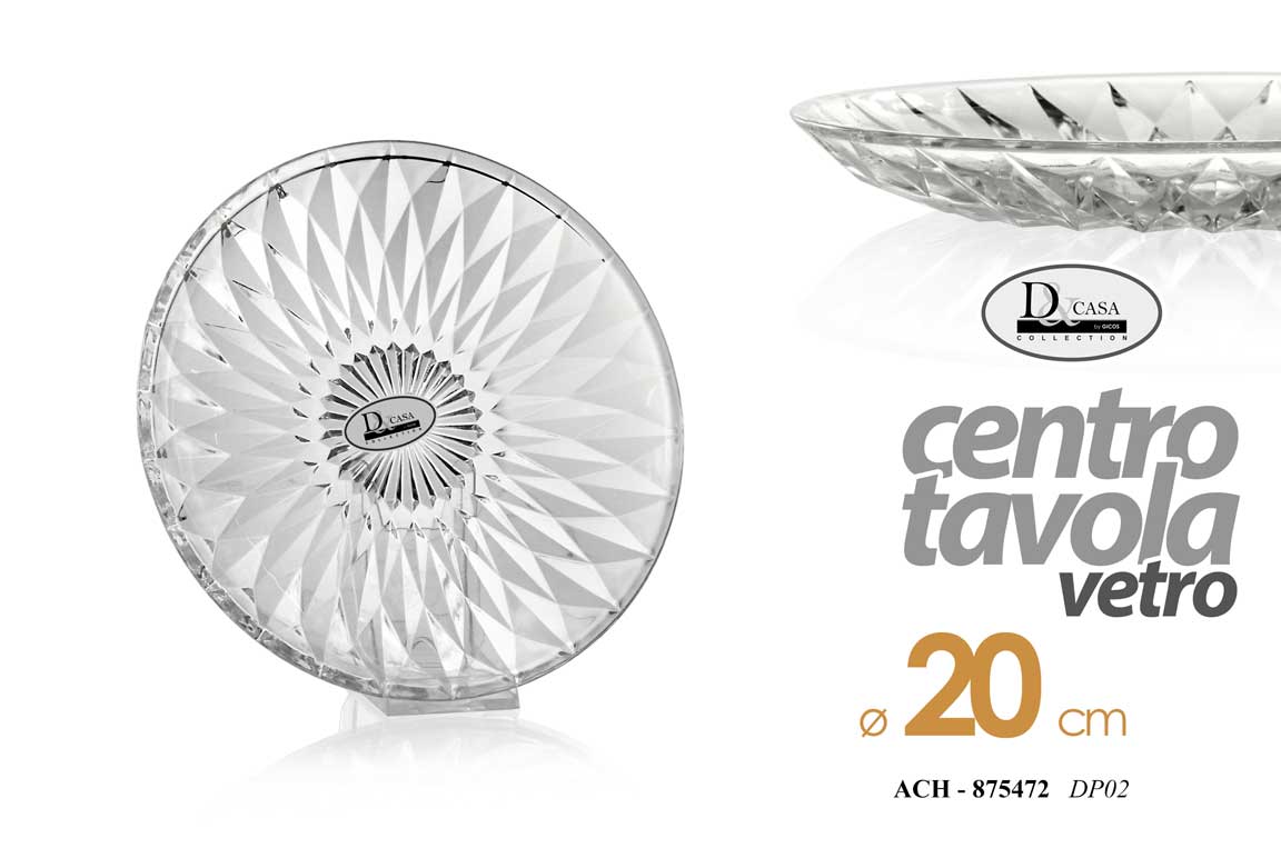 ACH/CENTROTAVOLA VETRO 20CM DP02