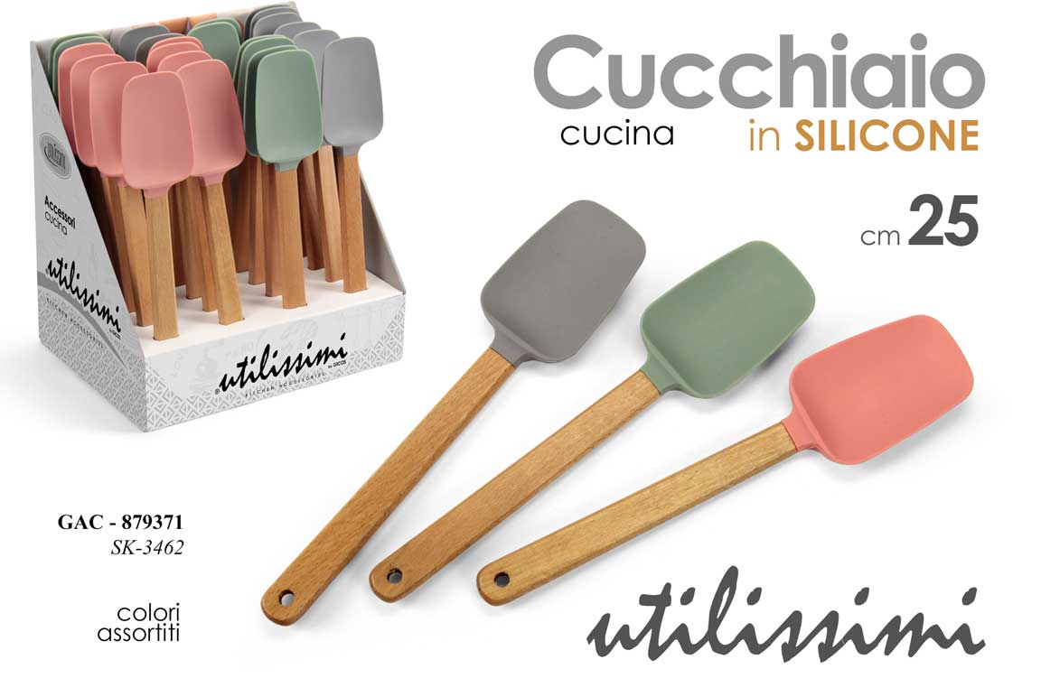 GAC/CUCCHIAIO SILICONE ASS 25CM SK3462