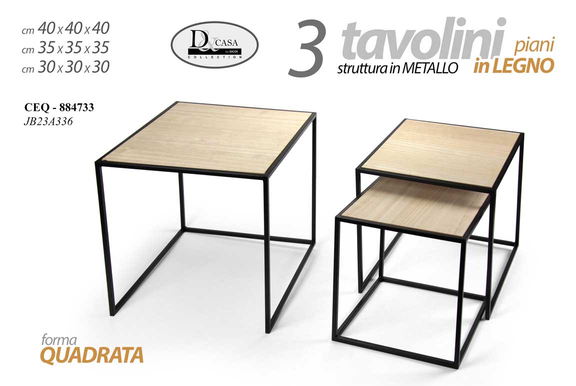 CEQ/TRIS TAVOLINI 40/35/30 JB23A336