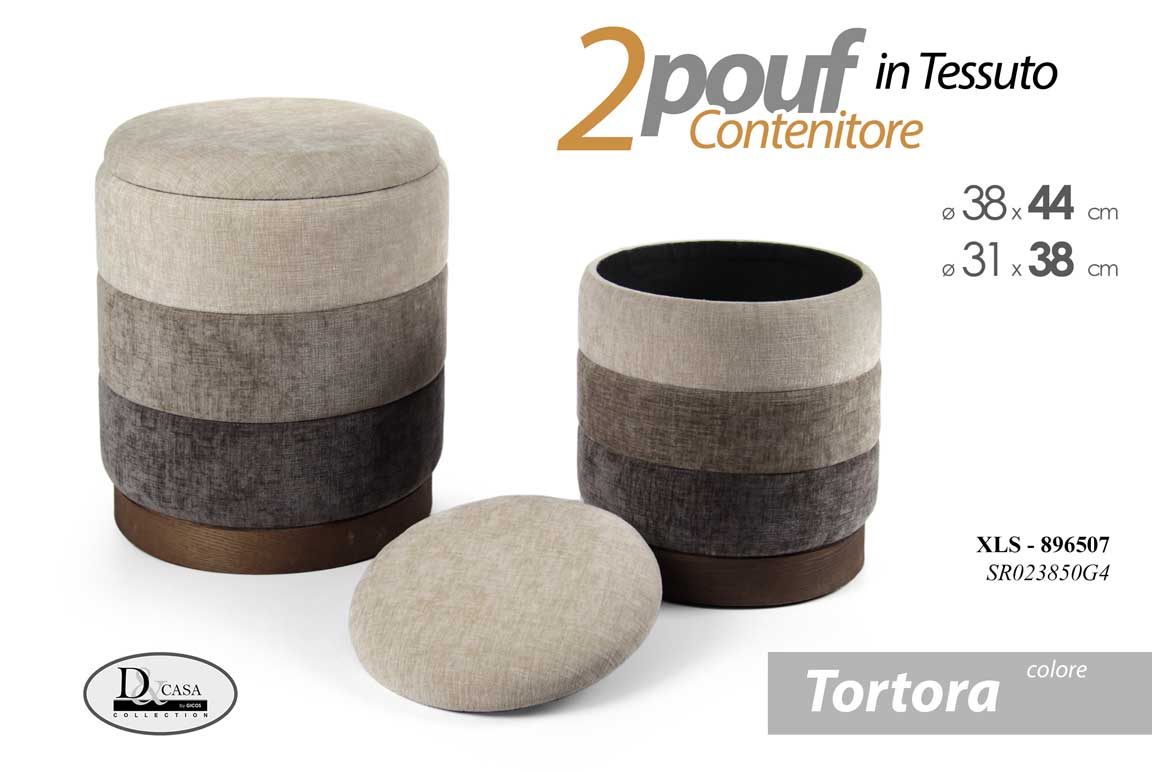XLS/S/2 POUF CONTEN. TORTORA SR023850G4