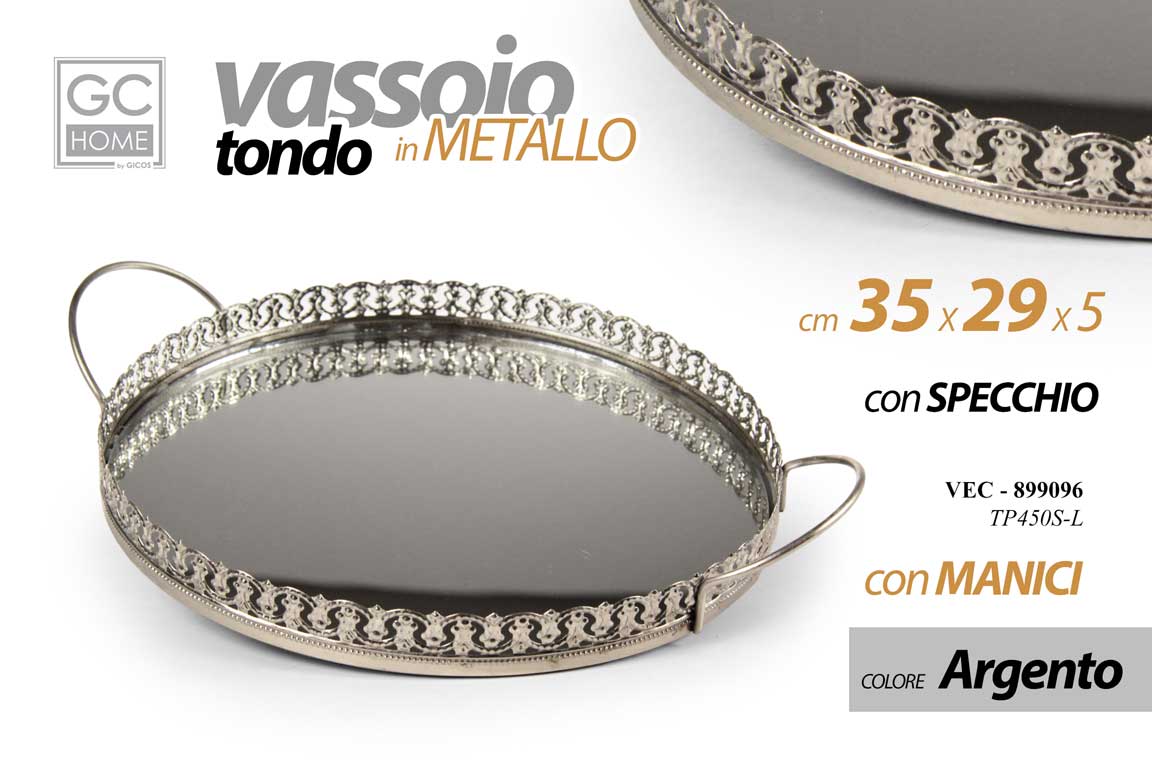VEC/VASSOIO TND SP ARG 35*29*5 TP450S-L