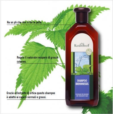 SHAMPO BRENNNESSEL ALL' ORTICA 500 ml.