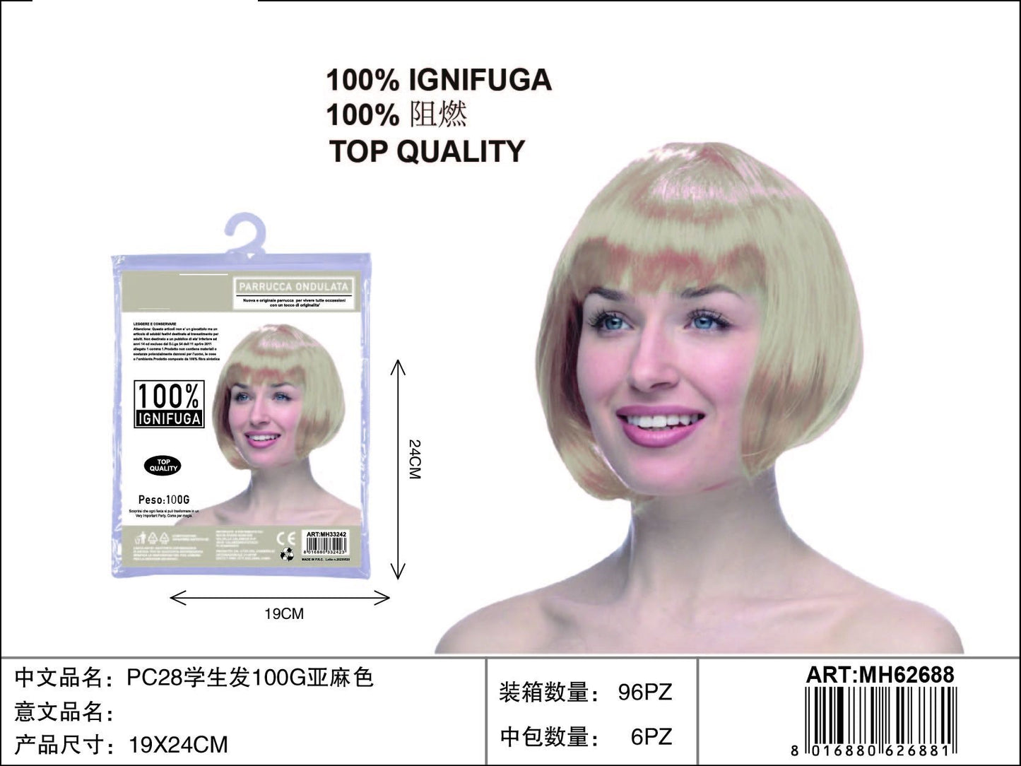 PARRUCCA BIANCO 100G