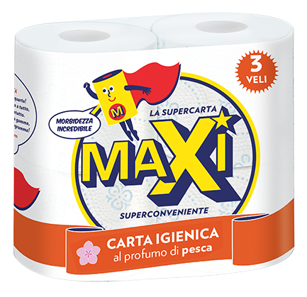 CARTA IGIENICA 4R 3V PESCA "rotoli profumati"
